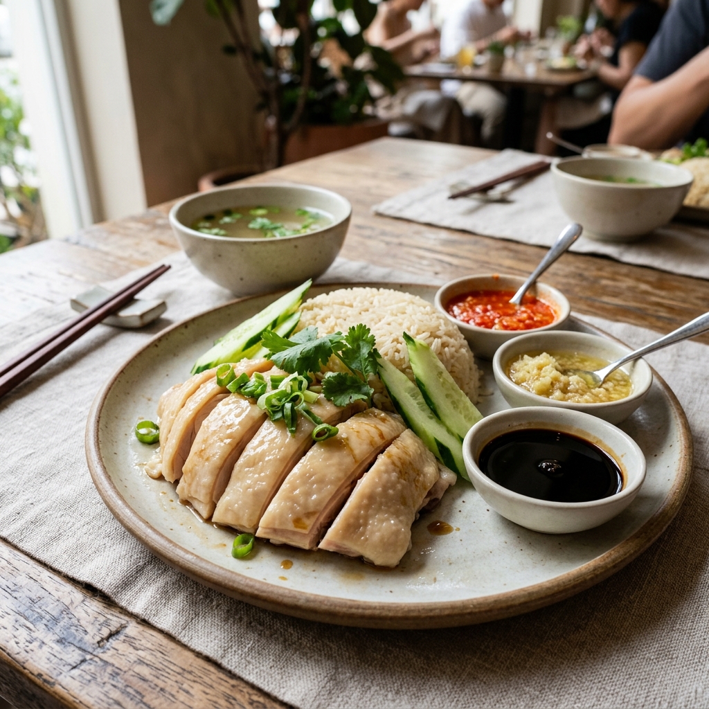Hainanese Chicken Rice