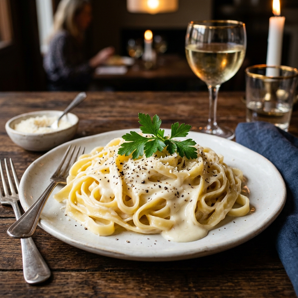 Classic Fettuccine Alfredo