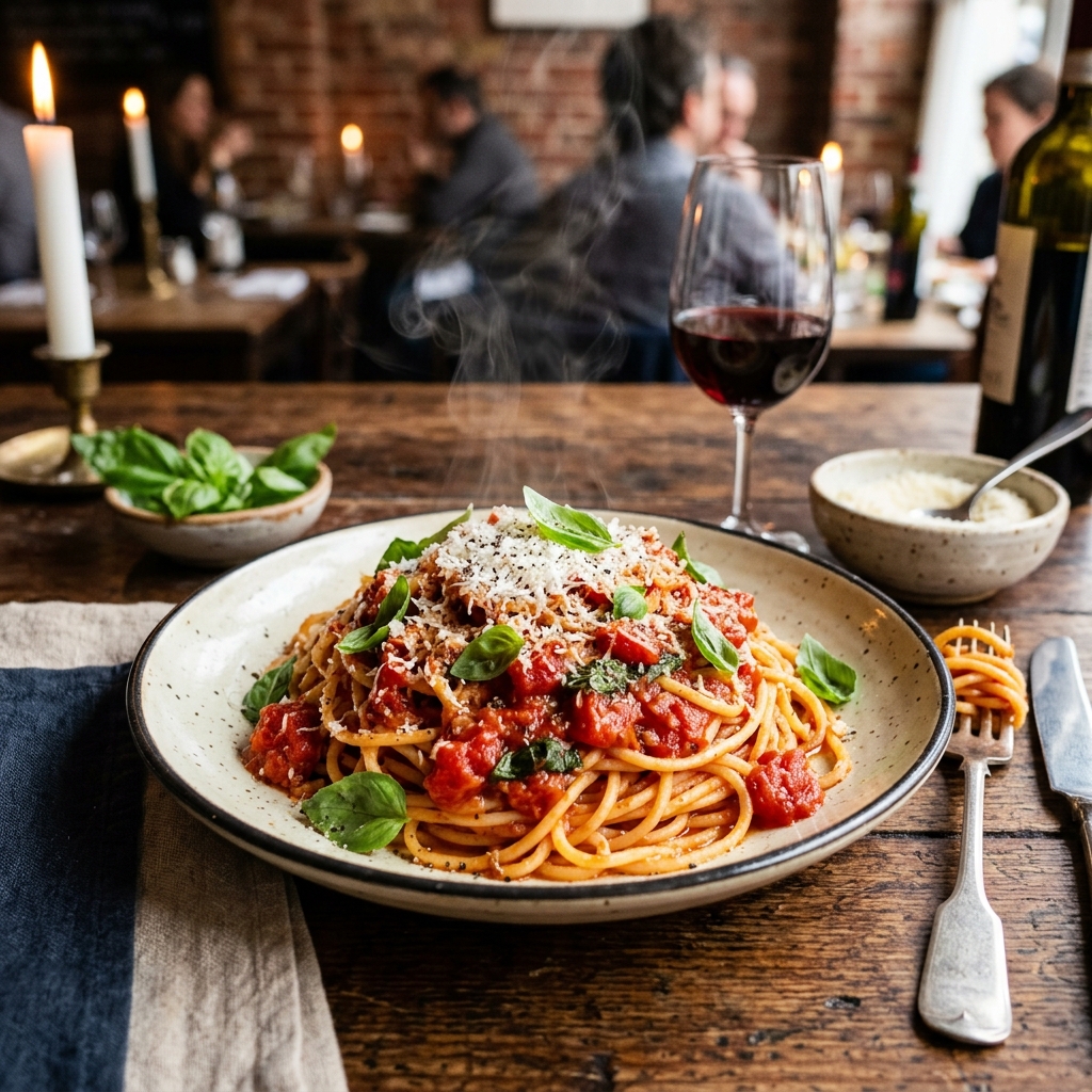Classic Marinara Red Sauce Pasta